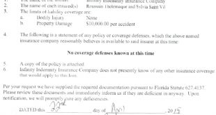 Car Insurance In Monroe Fl Dans Do Insurers Have to Disclose Insurance Limits Florida Statute 627 4137