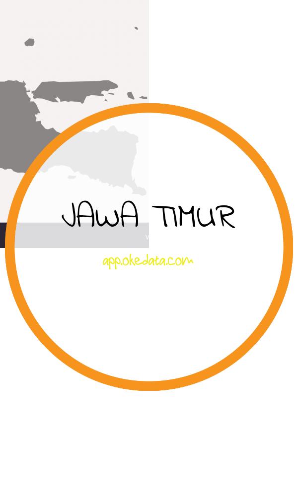 Kesempatan Kerja Untuk area Jawa Timur 2022. Sumber : Https://www.vectorstock.com/royalty-free-vector/jawa-timur-indonesia-map-grey-vector-23600012