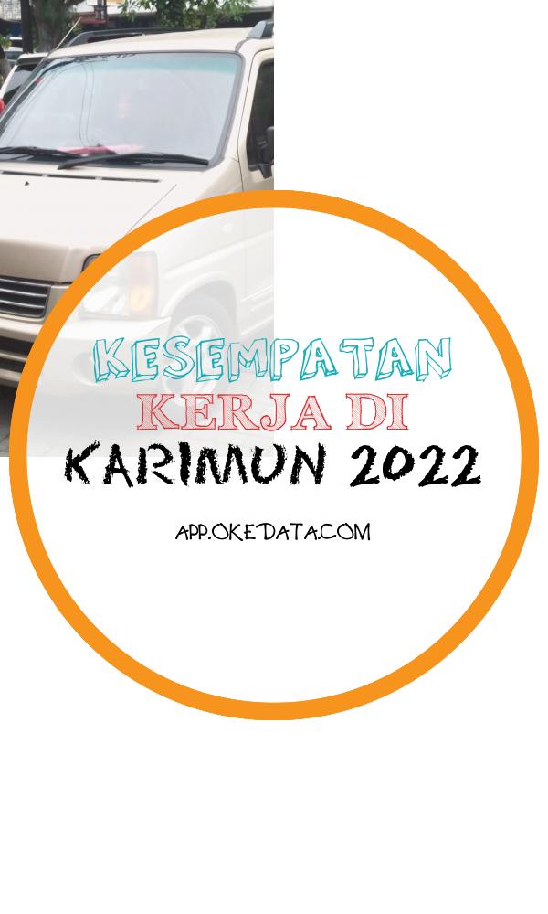 Kesempatan Kerja Untuk area Karimun Tahun 2022. Sumber : Https://en.wikipedia.org/wiki/suzuki_karimun