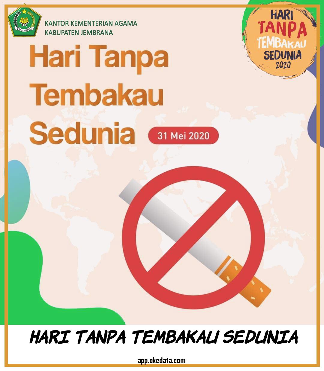 Link Bingkai Twibbon Memperingati Hari Tanpa Tembakau Sedunia 2022