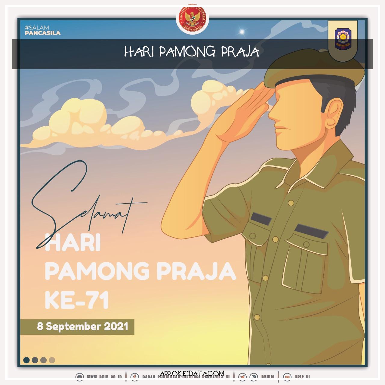 Link Bingkai Twibbonize Memperingati Hari Pamong Praja 2022