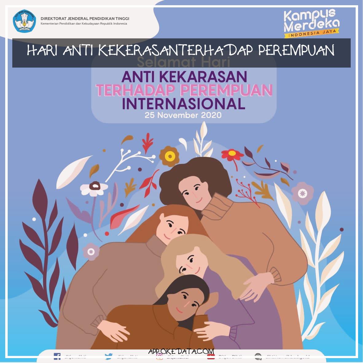 Link Disain Twibbon Memperingati Hari Anti Kekerasanterhadap Perempuan Tahun 2022