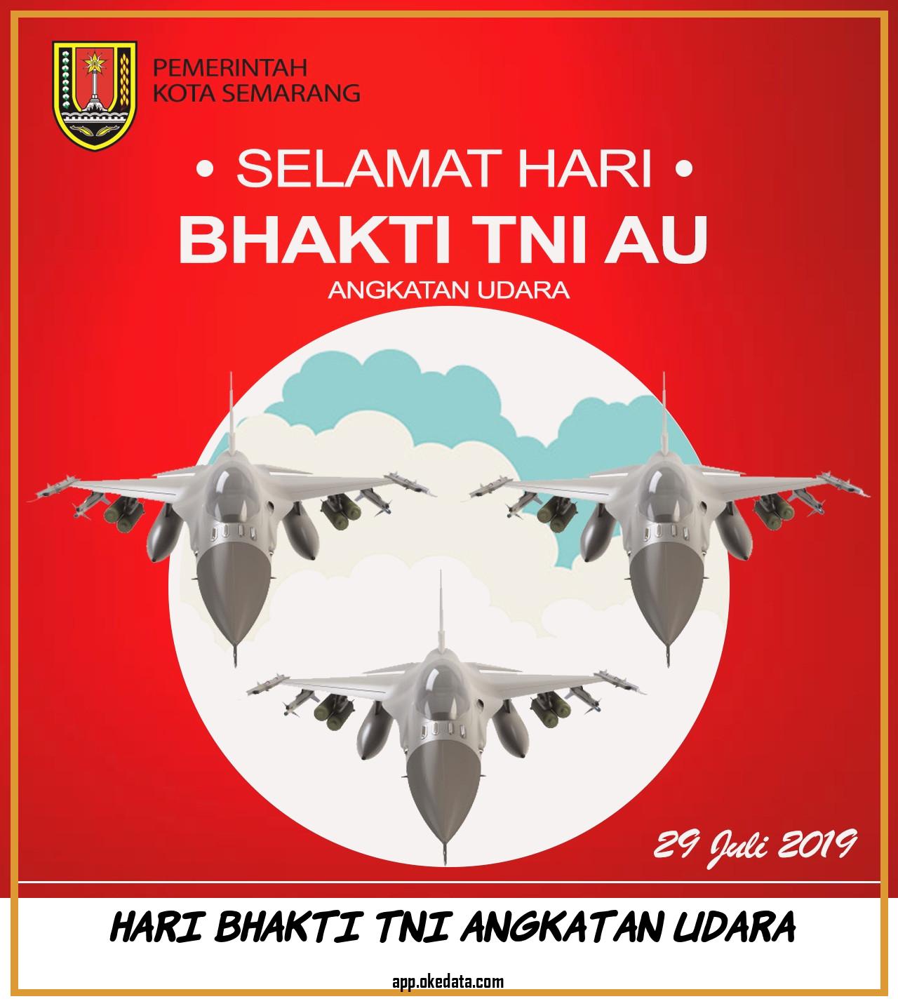 Link Disain Twibbon Memperingati Hari Bhakti Tni Angkatan Udara Tahun 2022