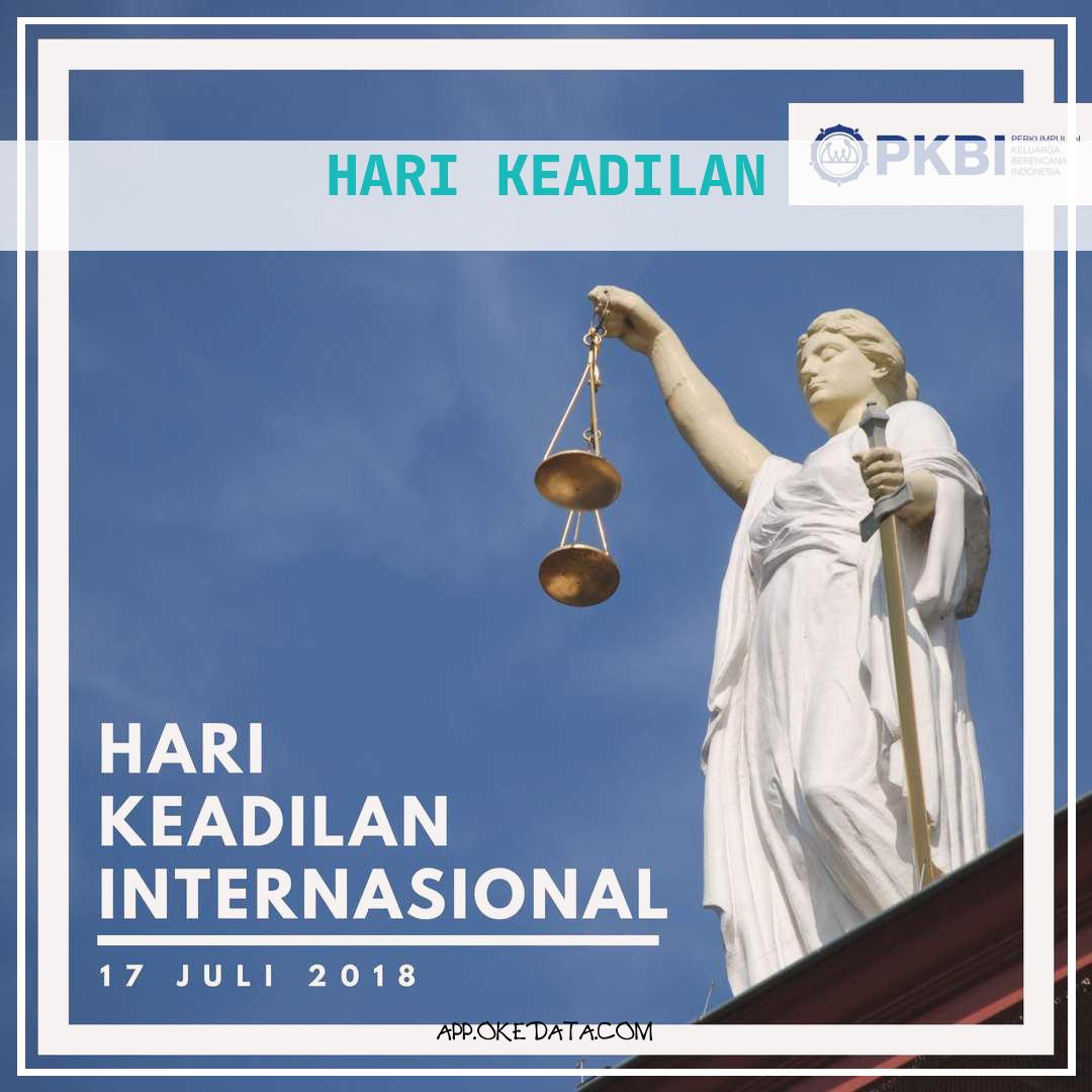 Link Disain Twibbonize Memperingati Hari Keadilan Tahun 2022