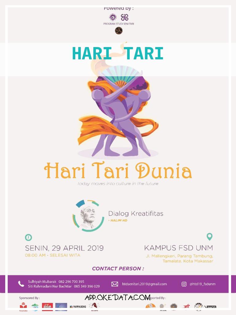 Link Foto Twibbonize Memperingati Hari Tari 2022