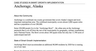 Small Business software In Anchorage Ak Dans Case Studies In Smart Growth Implementation: Anchorage, Alaska ...