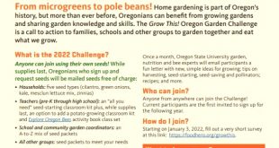 Small Business software In Marion Wv Dans Join the Grow This! oregon Garden Challenge north Marion School ...