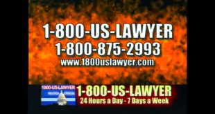 Pulaski In Car Accident Lawyer Dans 1 800 Us Lawyer Tv Mercial Any Accident Featuring Lawrence Taylor