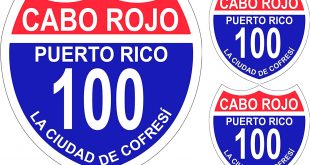 Small Business software In Cabo Rojo Pr Dans Puerto Rico town Cabo Rojo Interstate Sticker (blue, Red and White, 1-4 X4, 2-2x2)