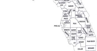 Small Business software In Putnam Fl Dans Amazon.com: Map - County Outline Map Of Florida Vivid Imagery ...