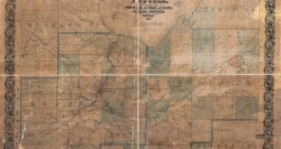 Small Business software In Tuscola Mi Dans 1858 Map Of Saginaw & Tuscola County Michigan - Etsy