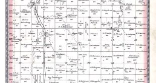 Car Rental software In Mcpherson Ks Dans 1884 Map Of New Gottland township Mcpherson County Kansas - Etsy