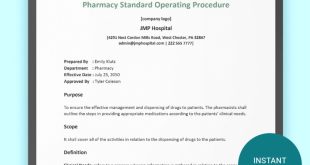 Cheap Vpn In Chester Pa Dans Pharmacy Standard Operating Procedure Template - Google Docs, Word ...