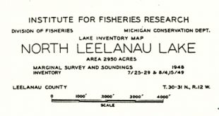 Car Rental software In Leelanau Mi Dans 1949 Map Of north Leelanau Lake Leelanau County Michigan - Etsy