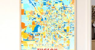 Cheap Vpn In Pima Az Dans Tucson Map Art - Etsy