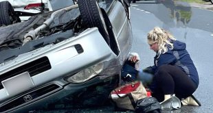 Lawrence In Car Accident Lawyer Dans Pregnant Firefighter Rescues Woman Trapped Inside Overturned